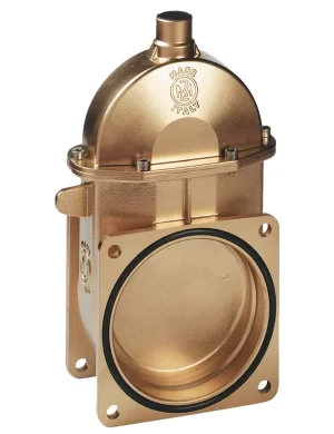 <b>art. 0044-SMO -</b> Big capacity valve with 2 flanges without stem