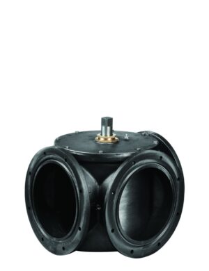 <b>art. 0020-10 -</b> Three-ways flanged cock - conical version 10"