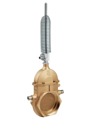 <b>art. 0042/0510 -</b> Heatable big capacity valve with cylinder item 0510 GAS thread