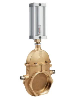<b>art. 0042/0570 -</b> Heatable big capacity valve with cylinder item 0570 GAS thread