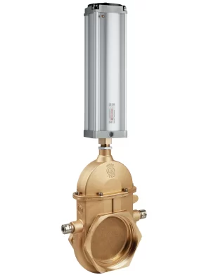 <b>art. 0042/0580 -</b> Heatable big capacity valve with cylinder item 0580 GAS thread