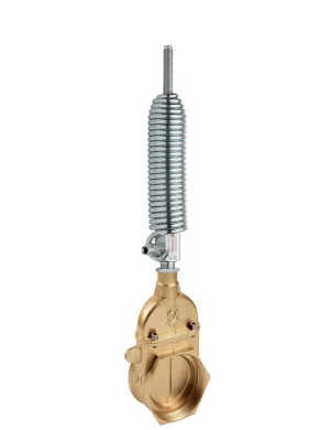 <b>art. 0070/0510 -</b> Stem gate valve with cylinder item 0510 GAS thread