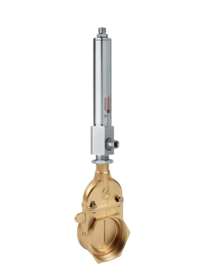 <b>art. 0070/0550 -</b> Stem gate valve with cylinder item 0550 GAS thread