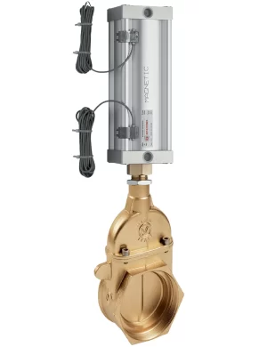 <b>art. 0070/0571 -</b> Stem gate valve with cylinder item 0571 GAS thread