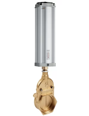 <b>art. 0070/0580 -</b> Stem gate valve with cylinder item 0580 GAS thread