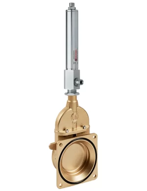 <b>art. 0072/0550 -</b> Stem gate valve with 1 flange with cylinder item 0550 GAS thread