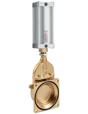 <b>art. 0072/0570 -</b> Stem gate valve with 1 flange with cylinder item 0570 GAS thread