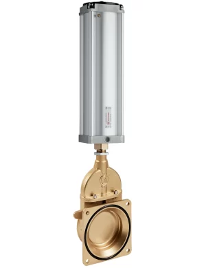 <b>art. 0073/0580 -</b> Stem gate valve with 1 flange with cylinder item 0580 NPT thread