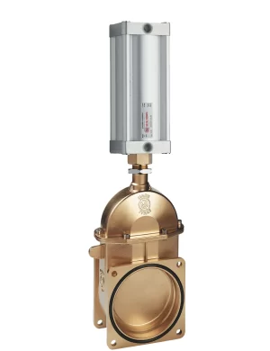 <b>art. 0044/0570 -</b> Big capacity valve with 2 flanges with cylinder item 0570