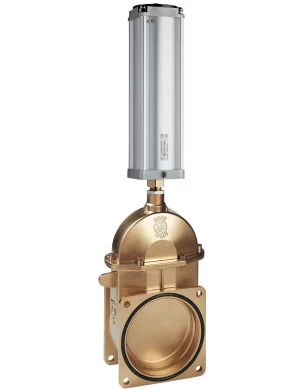 <b>art. 0044/0580 -</b> Big capacity valve with 2 flanges with cylinder item 0580