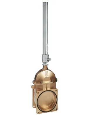 <b>art. 0044/0500 -</b> Big capacity valve with 2 flanges with cylinder item 0500