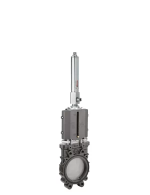 <b>art. 0090/0550-0551 -</b> Cast-iron gate valve with stainless steel knife with discharge with cylinder item 0550-0551 DIN PN10