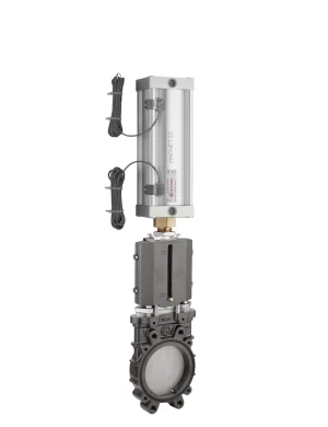 Cilindro pneumatico a doppio effetto con sensori magnetici