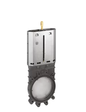<b>art. 0105-12 -</b> Cast-iron gate valve with stainless steel knife without discharge ANSI150