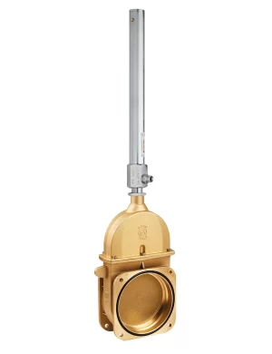 <b>art. 0074-8/0500 -</b> Stem gate valve with 2 flanges with cylinder item 0500