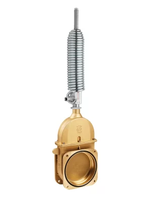 <b>art. 0074-8/0510 -</b> Stem gate valve with 2 flanges with cylinder item 0510
