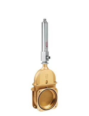 <b>art. 0074-8/0550 -</b> Stem gate valve with 2 flanges with cylinder item 0550