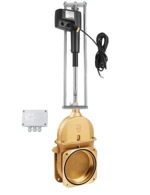 <b>art. 0074-8/0612 -</b> Stem gate valve with 2 flanges with cylinder item 0612
