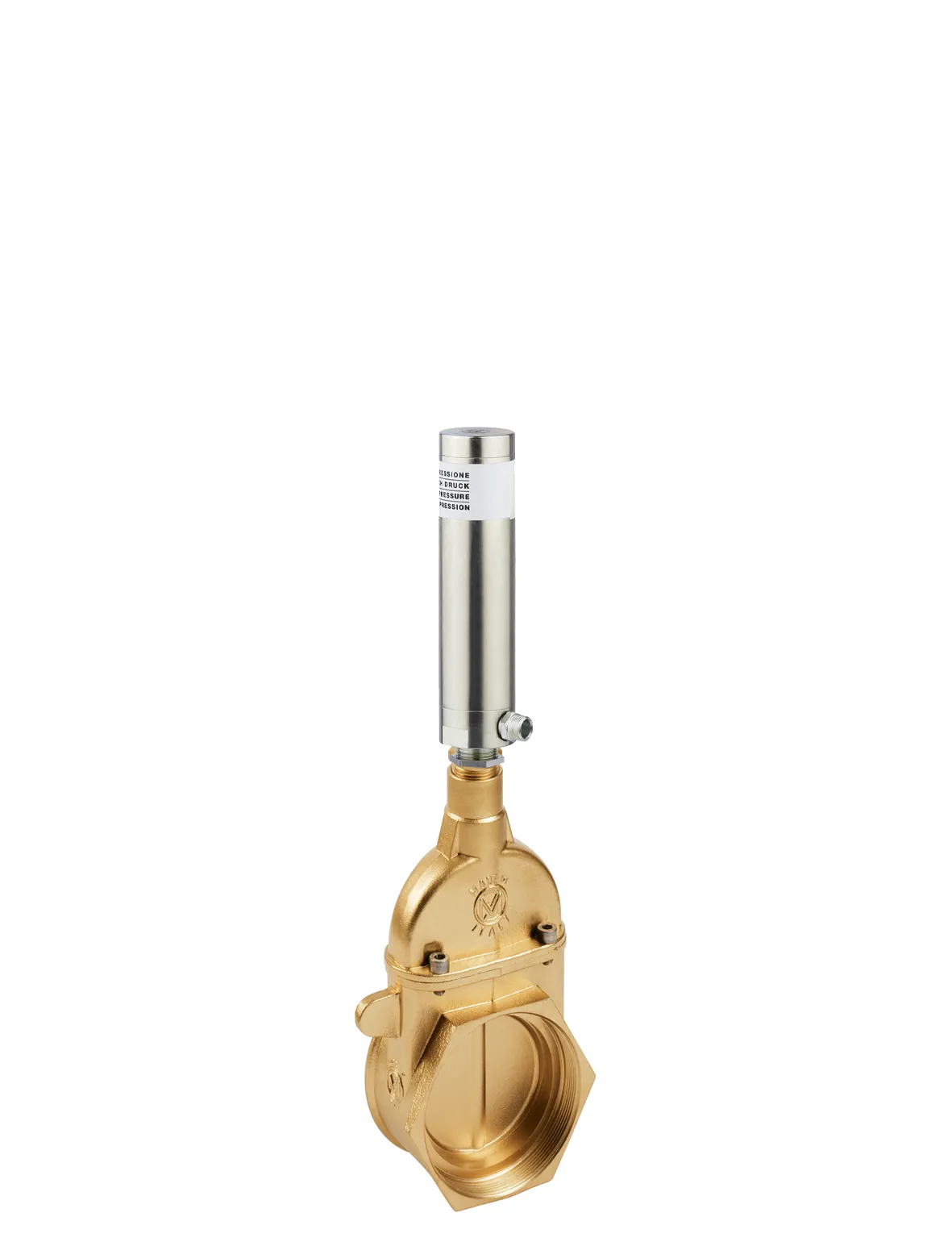 Saracinesca a stantuffo con cilindro art. 0505 | Stem gate valve with cylinder item 0505.